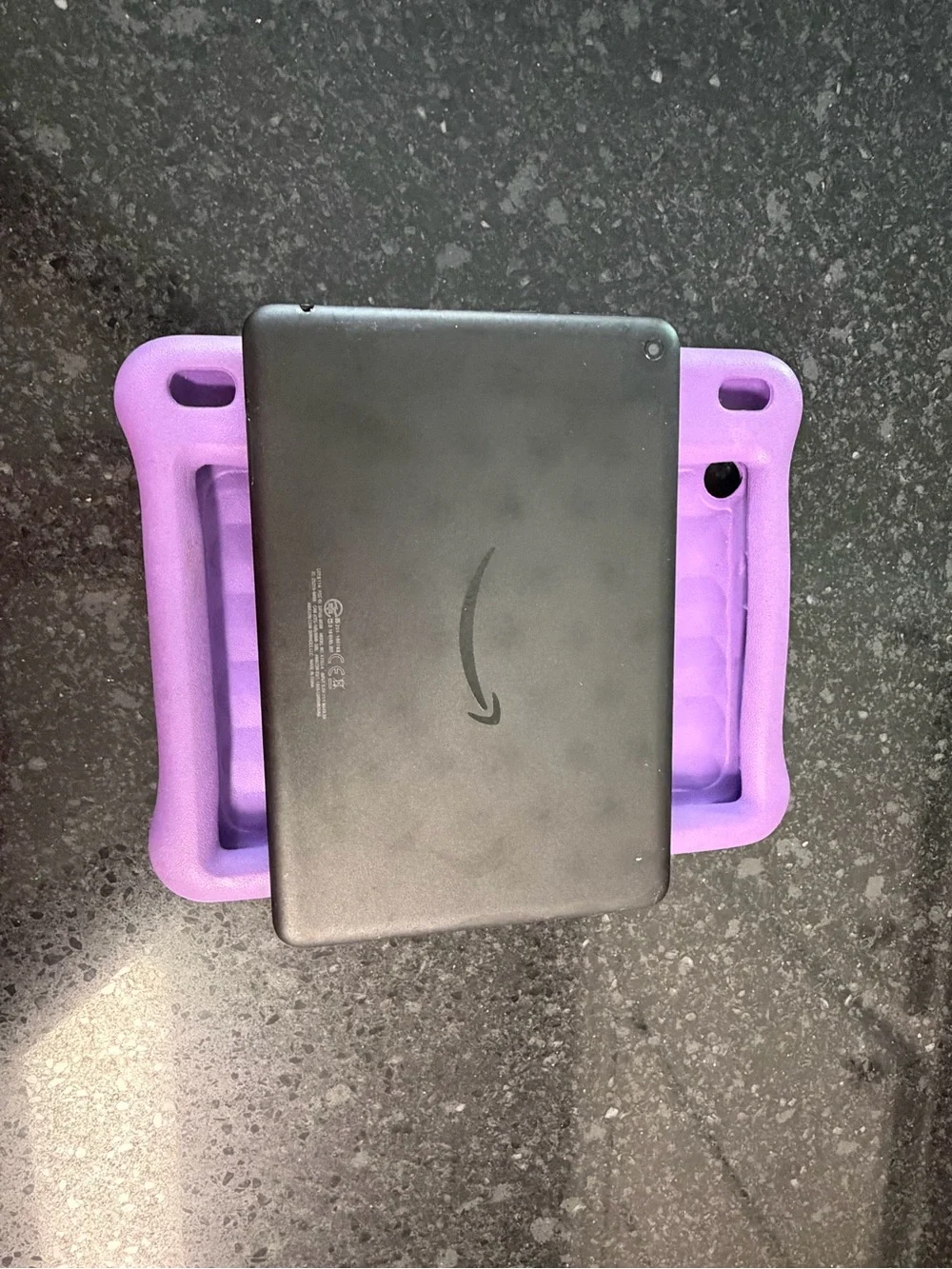 Amazon Fire Tablet in Bright Purple Protective Case